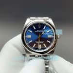 New Clone VS Rolex Oyster Perpetual Swiss 3230 Blue Dial Stainless Steel Jubilee Watch 